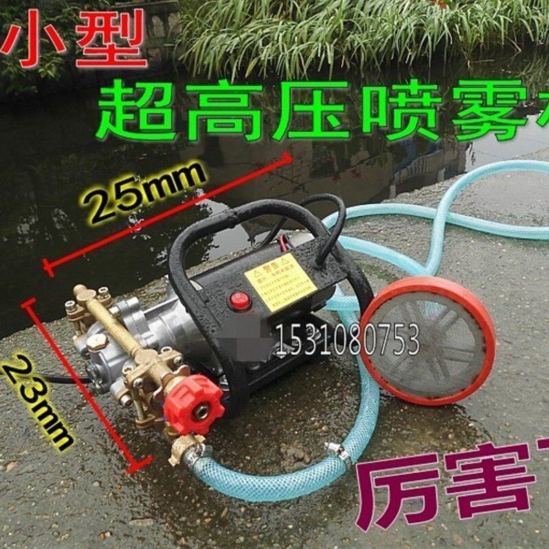 12V24V48V60V高压打药机农用电动喷雾器园林果园喷药机电动泵水泵