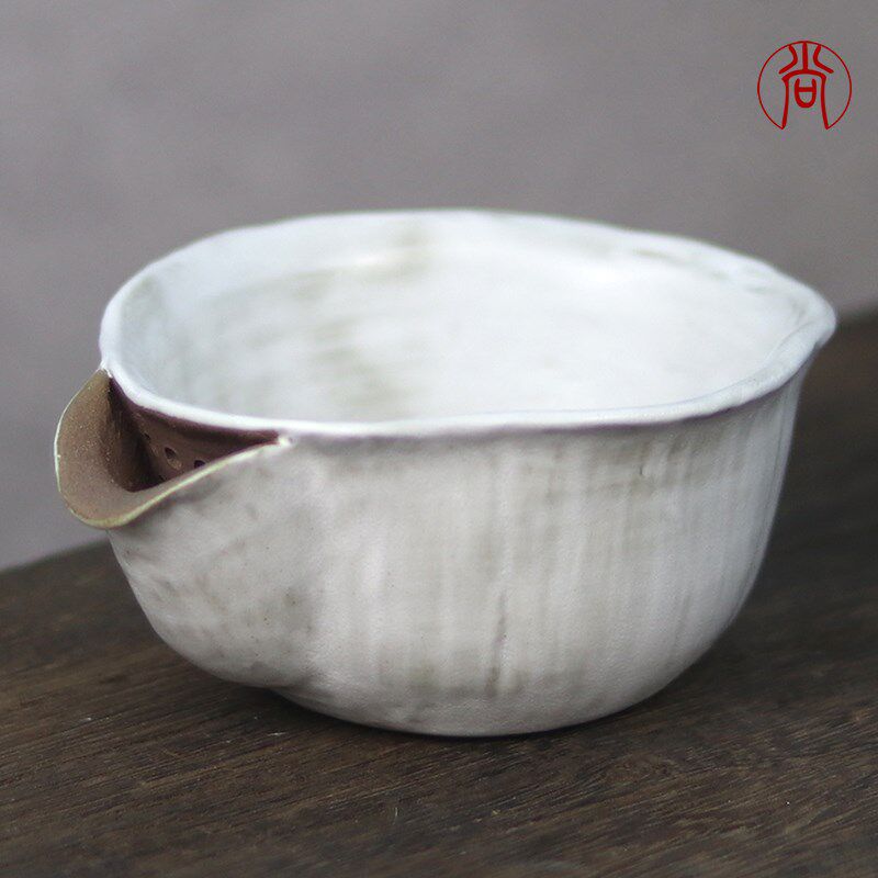 纯手工公道杯茶水分离带过滤一体茶隔陶瓷泡茶器分茶器家用办公室