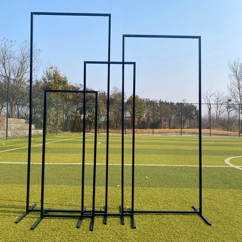 婚庆新款铁艺屏风长方框婚礼舞台装饰背景架几何方框路引背景装饰