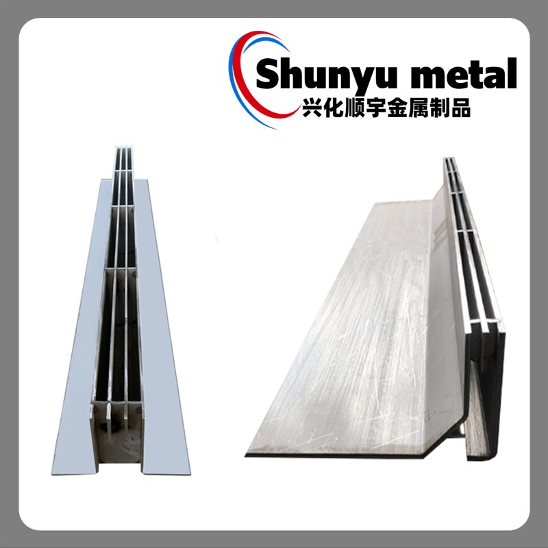 定制201不锈钢线性排水沟盖板弧形缝隙式U型排水槽不锈钢装饰盖板