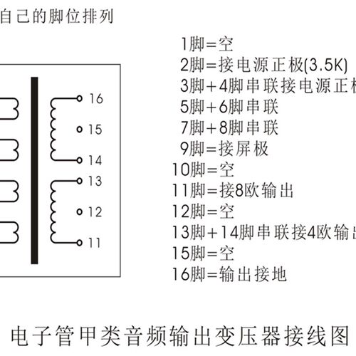 单端甲类2A3 300B KT66等电子管胆机功放输出牛(音频输出变压器)