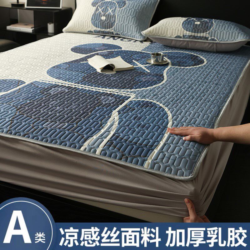 夏季冰丝乳胶凉席母婴a类床笠款天然可机洗泰国乳胶凉席单件卡通,床上用品,乳胶席,淘宝优惠券,粉丝福利购,淘宝优惠卷