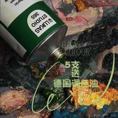 原装进口德国lukas卢卡斯油画颜料画油画的颜料管状单支200ml