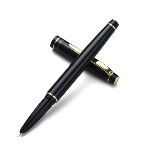 HERO/英雄钢笔1516丽雅黑金属杆特细暗尖包尖墨水笔铱金笔中小学