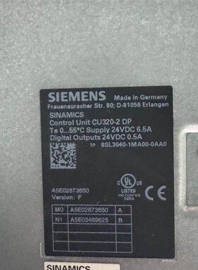 6SL3040-1MA00-0AA0 CU320-2D