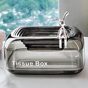 德国轻奢纸巾盒高级感家用客厅餐巾纸盒子创意抽取式卫生纸盒下沉