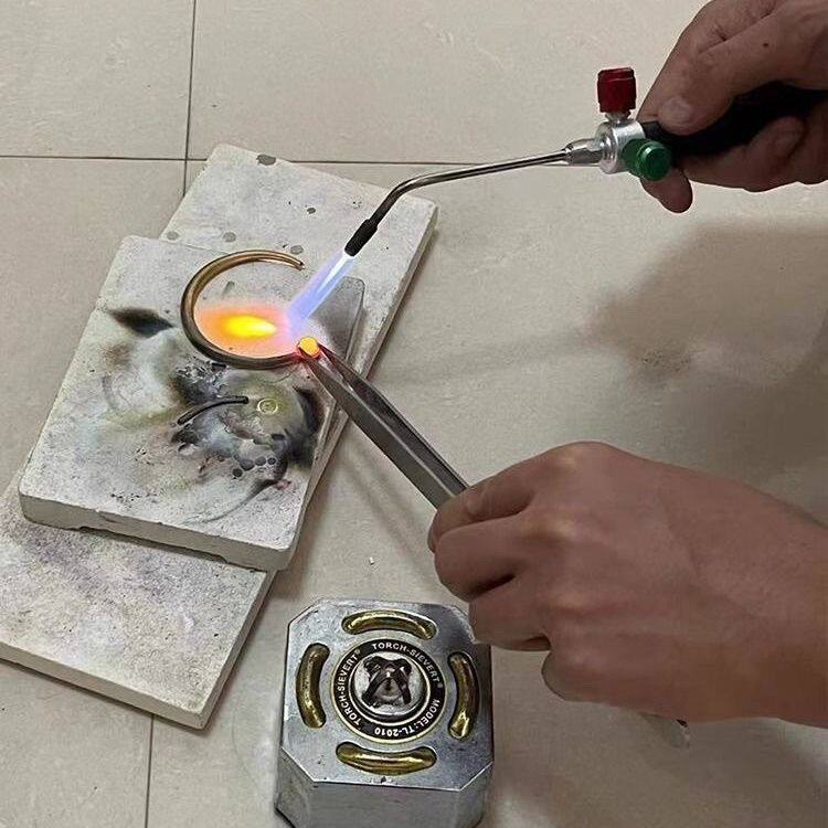 5L制氧机高温首饰融化焊接熔金银铜铝氧气火枪焊炬打金工具套装
