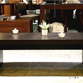 现代简约客厅沙发茶几复古做旧啡长方餐形小咖桌子炕几985榻榻桌