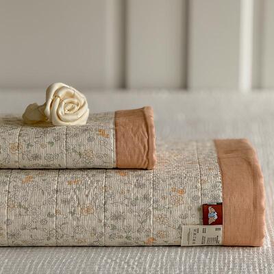 ns风全棉毯纯棉i多功能床盖夏被盖单品床单加大榻榻-米防滑床垫