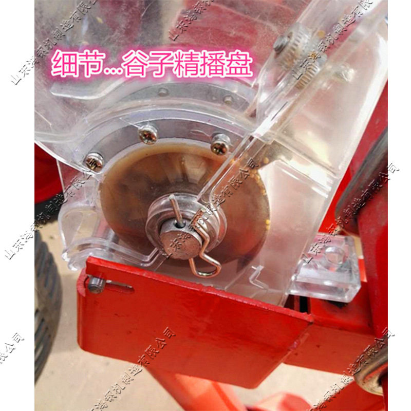 谷子蔬菜播种机手推式柴油种植机小型汽油机农作物旱田播撒设备