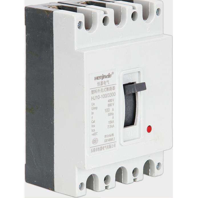 30 40 50 75kw三相柴油发电机配件塑料外壳式断路器开关100a