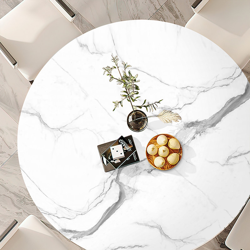 大理石大圆桌桌布防水防油防烫免洗皮革桌垫茶几防滑圆形餐桌垫,居家布艺,桌布,淘宝优惠券,粉丝福利购,淘宝优惠卷