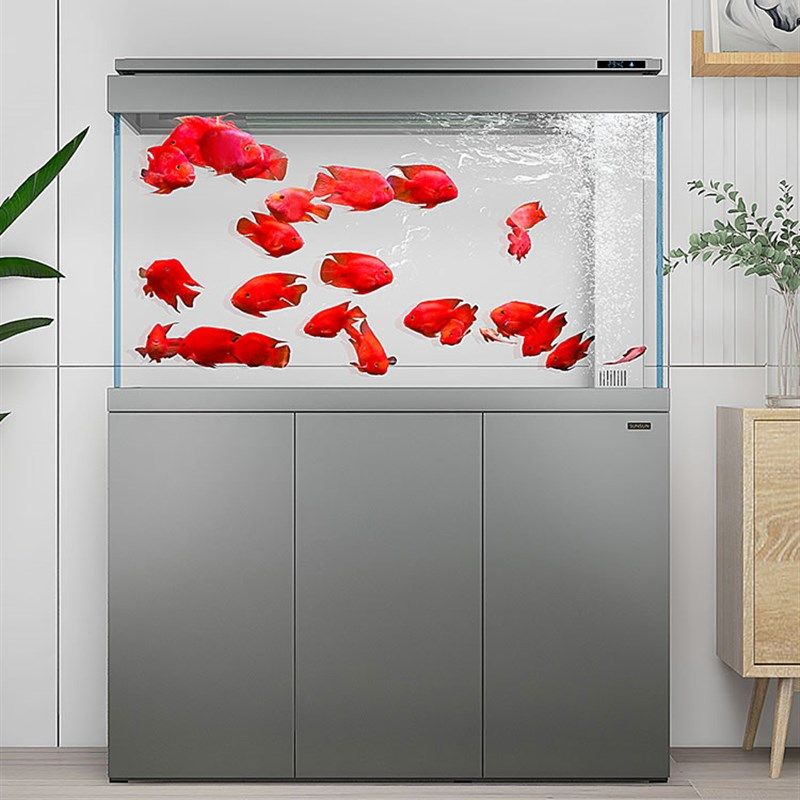 2023新款森森鱼缸水族箱生态玻璃鱼缸家用客厅大型底滤落地免换水