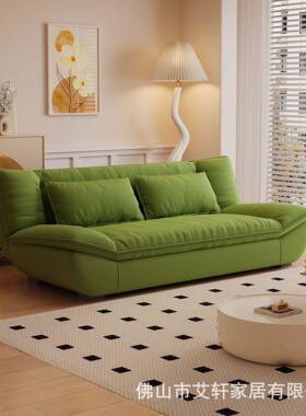 帆船布沙发新床叠两用202YVB5款法式小户型折双人一体出租艺屋可