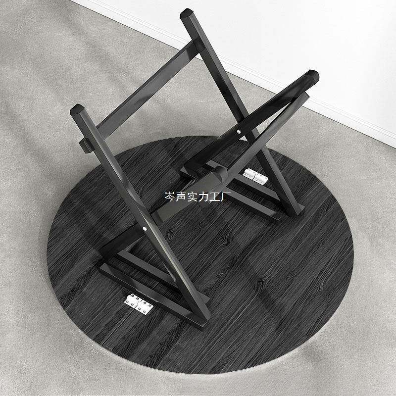 折叠圆桌餐NEW桌家小户型桌椅套装出小租房简易租房饭桌用便携吃