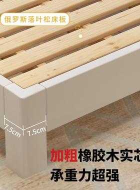 实木床排骨架床无床榻头的OKF床儿童床可做任意尺寸架民宿榻米床