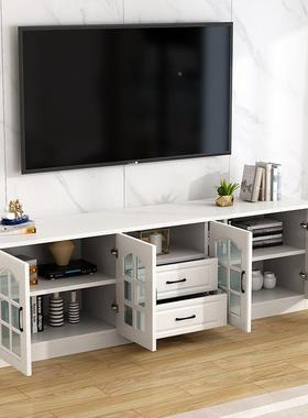 实电视柜简组约小CKB户型木白色储物柜合电地柜高款卧室视柜现代