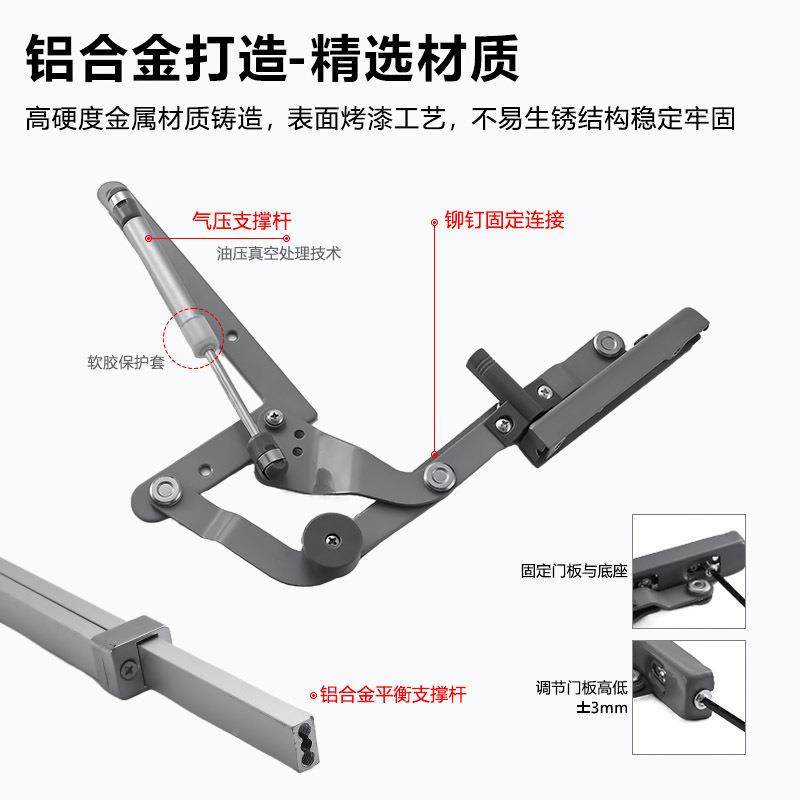 门升降金支撑杆平行橱柜垂直气巴压杆平五移配件上翻拉杆士升降门,基础建材,层板拖,淘宝优惠券,粉丝福利购,淘宝优惠卷