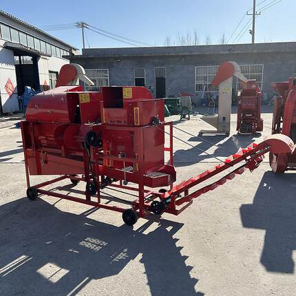 中型花生摘果机摘花生机打花生机全自动花生采摘机覆盆子机器