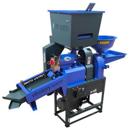 碾米机家用打米粉碎一体稻谷脱壳机商用多功能带去石震动精米机