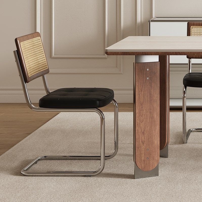 法式中古风藤编餐椅家用意式餐桌实木椅子复古弓型椅靠背椅休闲,住宅家具,餐椅,淘宝优惠券,粉丝福利购,淘宝优惠卷