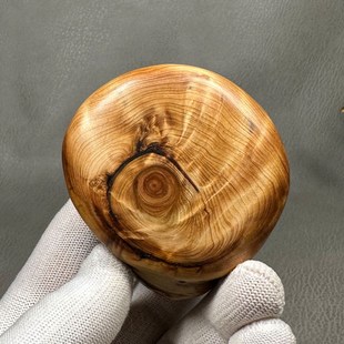 太行崖柏原皮手把件 黑油陈化老料把玩雕刻甜香奶香乳钉瘤疤木料