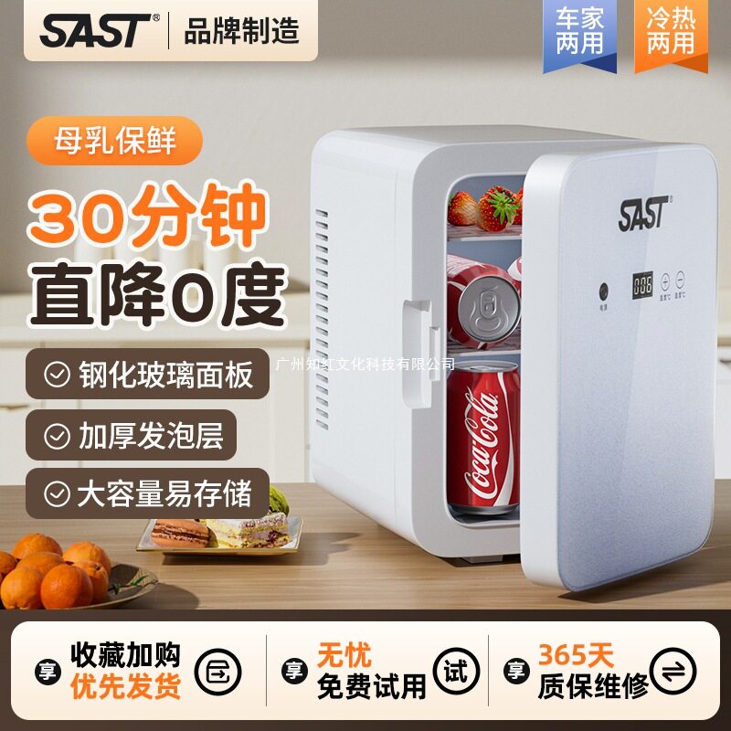 SAST车载迷你冰箱12V母乳冷藏