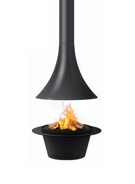 定制喇叭悬式壁炉真挂火燃木酒精取BL01器别暖墅客厅吊挂火炉氛围