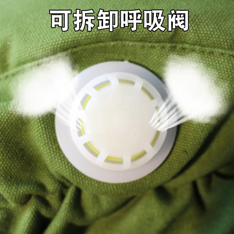 防雾尘面具防业粉尘肩喷砂帽披打磨喷漆全面罩防护工防尘面具防面