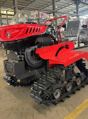 新履带式XDI微耕机农用拉机小型水旱两用柴油拖耕田施肥耕开沟款