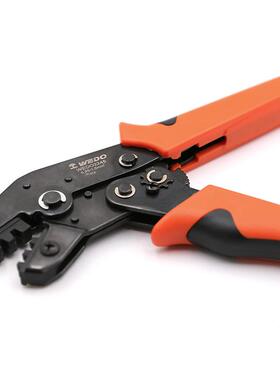 WEDO维度工精密插塞端子压接厂钳.5寸0QHGE.25-1.5mm²WDO27245