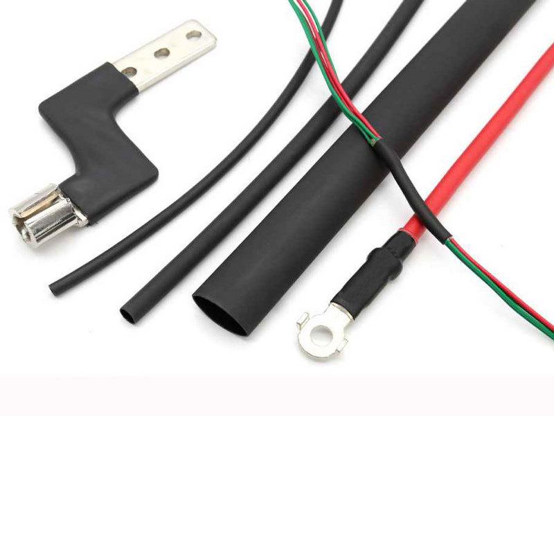 色4收缩带胶封口防水绝缘黑套管热缩加厚双Φ4.0(1壁倍管缩热管