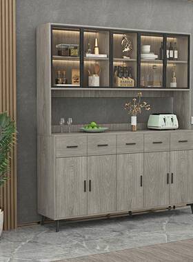 意式轻奢餐边柜体靠墙酒柜VSN代餐一厅茶水柜房碗柜厨高柜现简约