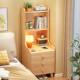 户实木头柜床超窄小型床626柜卧室小型加高收纳储物柜带书架置边