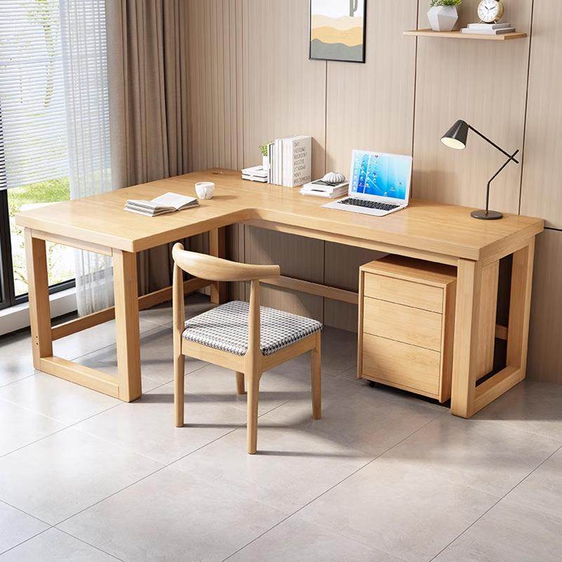 实木转角体书桌书柜一桌墙家用型拐角电脑桌角卧室L办公桌94126带,住宅家具,电脑桌,淘宝优惠券,粉丝福利购,淘宝优惠卷