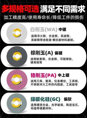 平外圆磨床砂轮35*40*陶75IEL0白刚玉磨石面瓷大水磨钨钢合金砂轮