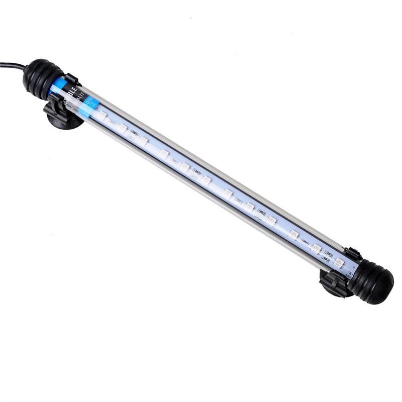 GL-TLED蓝白/淡150RGB水鱼缸水草灯鱼缸灯遥控潜水灯LED水族灯