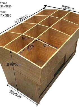 超市杂ONZ超柜展示柜干粮货米斗干果货架粮展油店市透明示盒展示