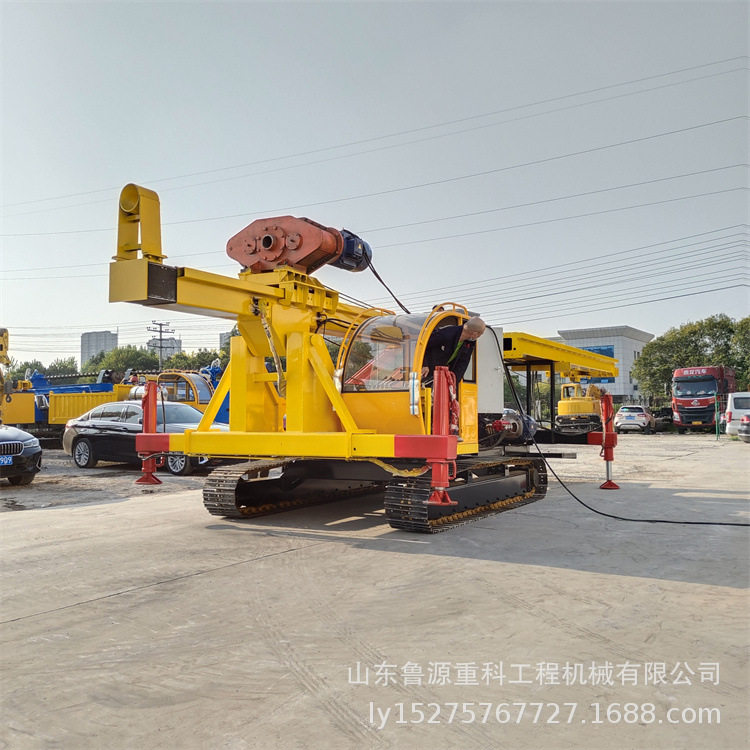 20米履带螺旋钻机地基打桩机