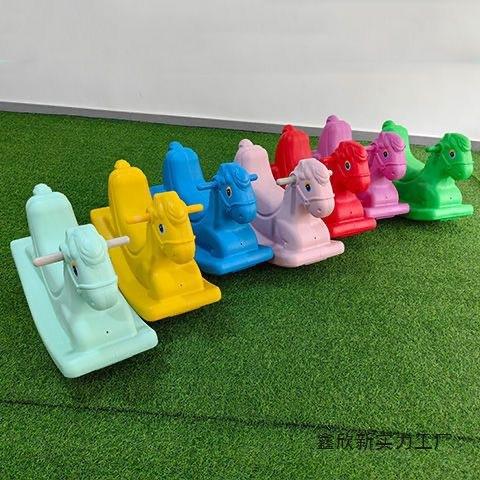 儿园塑摇马小木马室内外加厚坐骑儿童39一料体具式玩新款户幼外木
