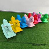 儿园塑摇马小木马室内外加厚坐骑儿童39一料体具式 户幼外木 玩新款