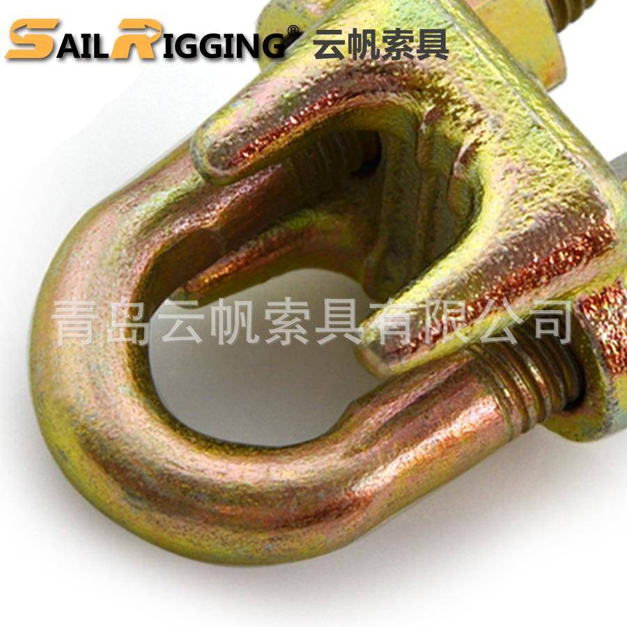 U型绳夹头A型钢绳玛钢丝卡m6头头钢丝绳夹头绳卡扣