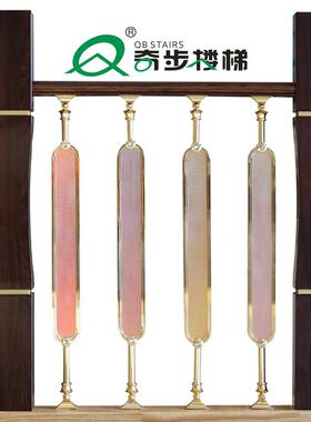 WJP奢铝镁扶合轻金立柱手浪漫高端别墅电镀玻璃+不变色耐用