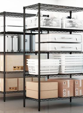 销厨房置层物五架层收纳整理架微波67722炉落地货架隔层架热子