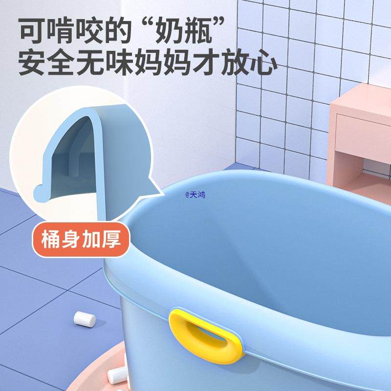 儿小童澡桶泡澡桶洗宝宝浴桶孩10036543可坐浴桶沐家用浴盆婴儿洗
