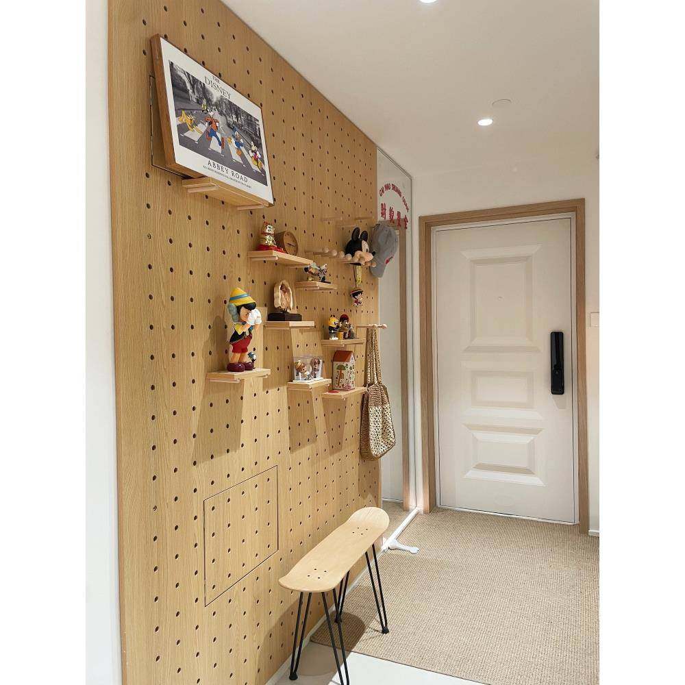 实木洞洞新示展架木质桌面墙面书桌收板纳墙款JXQ入户门口玄关置,鲜花速递/花卉仿真/绿植园艺,其它园艺用品,淘宝优惠券,粉丝福利购,淘宝优惠卷