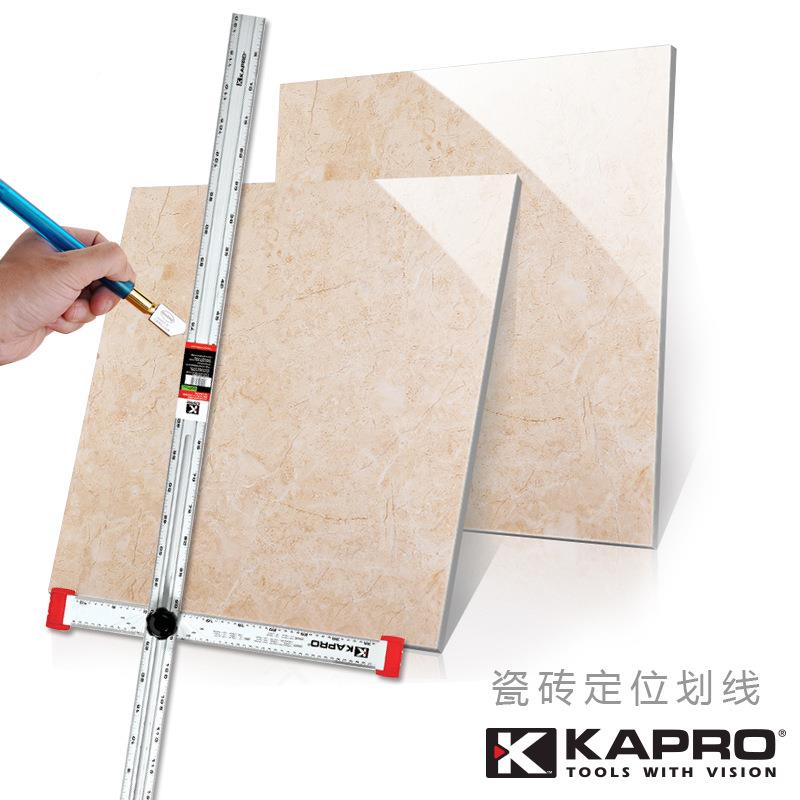 以列KAP路RO色开普角度尺多功能尺222量角角器铝合金木工角度尺可