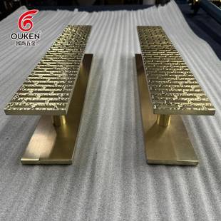 肯华豪门欧肯订制把手欧铝合金玻璃门拉手端金酒店包房别墅高大门