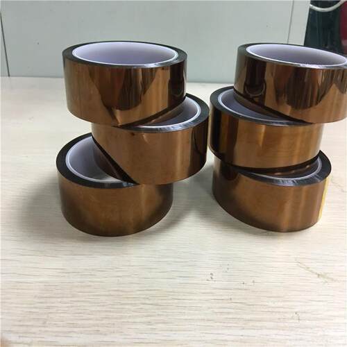 茶色金手指高温金胶带不残胶58Pi亚手高指耐温胶带聚酰胺高温胶带