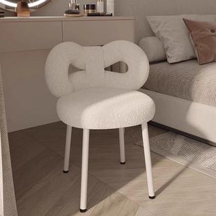 奶油风妆椅梳妆凳子蝴简约主卧蝶椅卧室支架155轻台奢风梳妆化椅